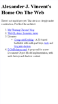 Mobile Screenshot of alexvincent.us